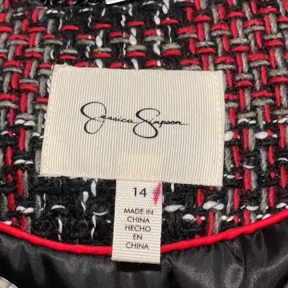 Jessica Simpson - Red/Black Plaid Coat - NWT - Picture 8 of 10